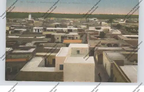 TUNESIE - GABES, Panoramas de Djara et Menzel