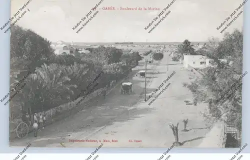 TUNESIE - GABES, Boulevard de la Marine