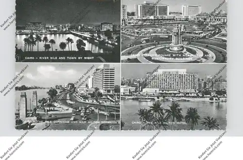 EGYPT - CAIRO, multi-view, 1961, postmark Shephard Hotel, 1961