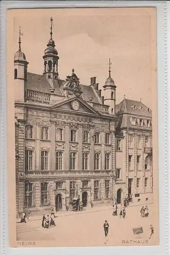 4040 NEUSS, Rathaus 1923, Wache vor dem Eingang