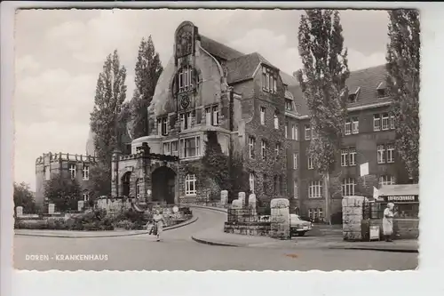 5160 DÜREN, Krankenhaus 1960, belg. Militärpost