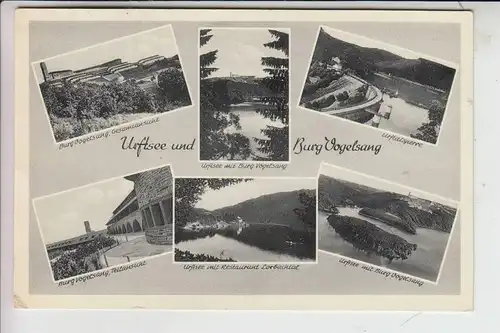 5372 SCHLEIDEN - Burg Vogelsang 1953, Mehrbildkarte, belg. Militärpost