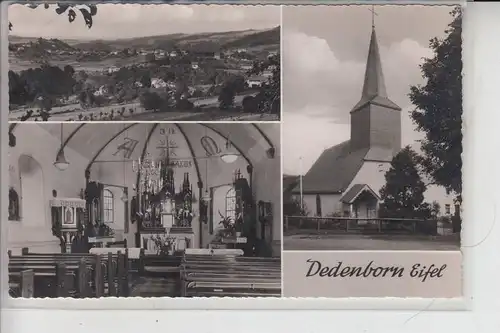 5109 SIMMERATH - DEDENBORN, Mehrbildkarte Zum Besten der Kirche 1958