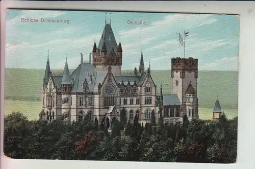 5330 KÖNIGSWINTER, Drachenburg Ostseite 1908, Ecken minimal berieben