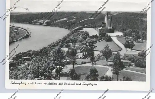 4600 DORTMUND - SYBURG, Kaiser-Wilhelm-Denkmal auf Hohensyburg, 1955