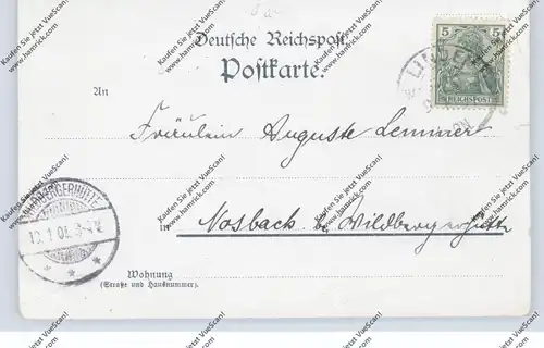 4600 DORTMUND - SYBURG, Kaiser-Wilhelm-Denkmal auf Hohensyburg, 1901