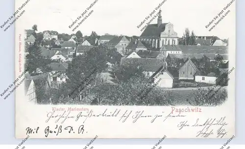 0-8291 PANSCHWITZ - KUCKAU, Kloster Marienstern, Relief-Karte 1900