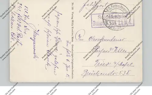 F 54700 PONT A MOUSON, Gesamtansicht 1915, deutsche Feldpost