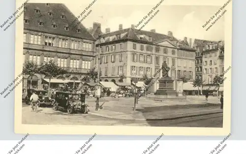 F 67000 STRASBOURG / STRASSBURG, Place Gutenberg, TAXI, Angaben geschwärzt, 1944