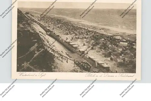 2280 SYLT - WESTERLAND, Dünen und Südstrand