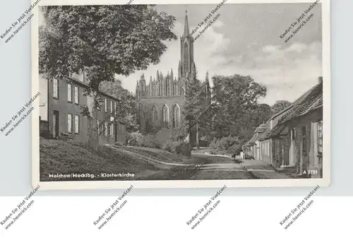 0-2063 MALCHOW, Klosterkirche, 1957