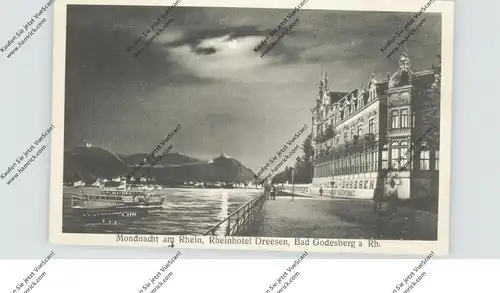 5300 BONN - BAD GODESBERG - Hotel Dreesen, Siebengebirge, Mondnacht, 1916
