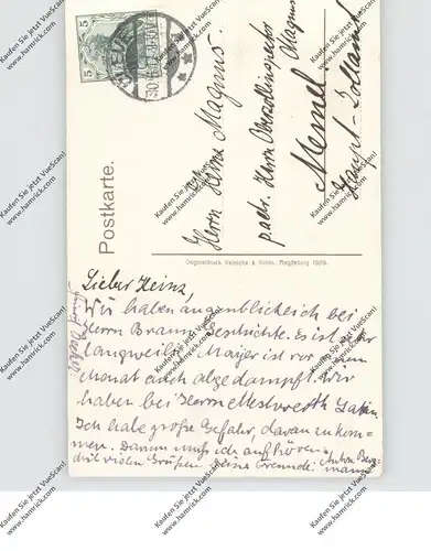 4190 KLEVE, Blick auf die Schwanenburg, 1909