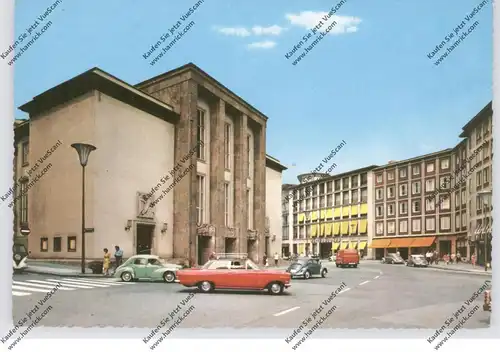 4300 ESSEN, Theaterplatz / Opernhaus, OPEL, VW-Käfer, RENAULT 4CV