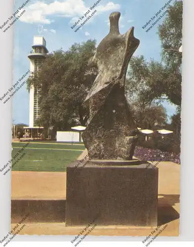4300 ESSEN, Grugapark, Skulptur "KNIFE EDGE" von Henry Moore