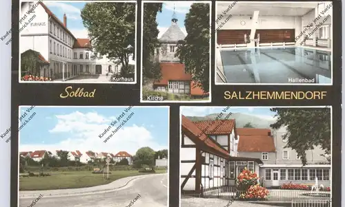 3216 SALZHEMMENDORF, Hallenbad, Solbad, Kurhaus, Teilansicht