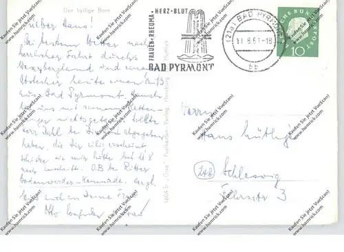 3280 BAD PYRMONT, Der hyllige Born