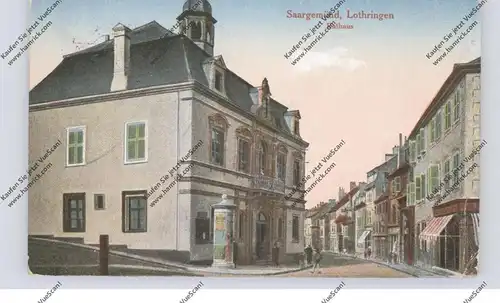 F 57200 SAARGEMÜND / SARREGUEMINES, Rathaus, 1918, deutsche Feldpost