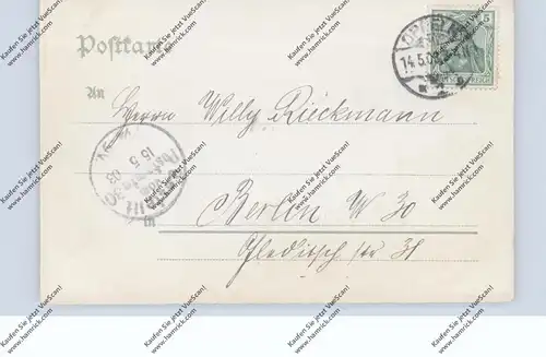 OBER-SCHLESIEN - OPPELN / OPOLE, Lithographie, Kaserne d. Inf. Regiment No.63