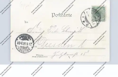 OBER-SCHLESIEN - LEOBSCHÜTZ / GLUBCZYCE, (Oppeln) Lithographie 1897, 3 Ansichten
