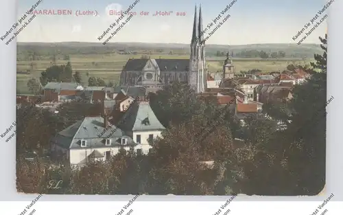 F 57430 SAARALBEN / SARREALBE, Blick von der "Hohl",
