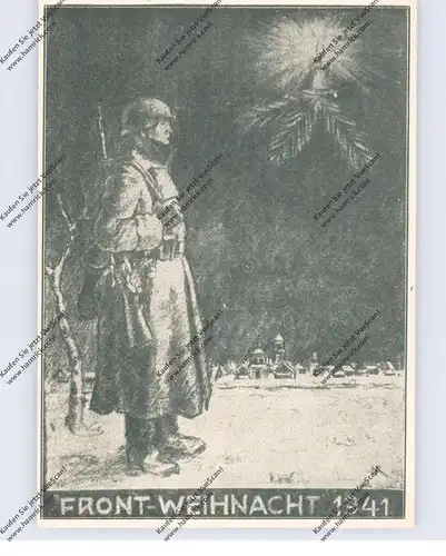 MILITÄR - 2.Weltkrieg, Weihnachts-Karte 1941