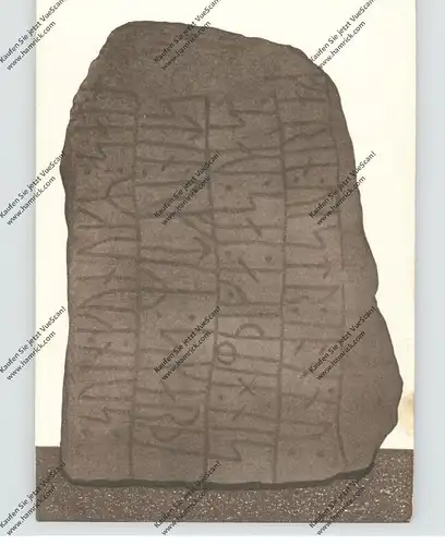 2381 HADDEBY - BUSDORF, Haithabu-Museum, Runenstein von Busdorf