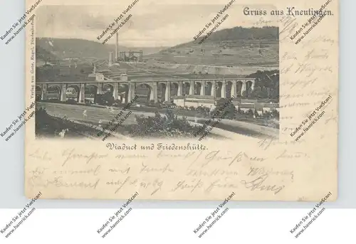 F 57240 KNUTANGE / KNEUT(T)INGEN, Viaduct und Friedenshütte, 1899, Bernhoeft - Design