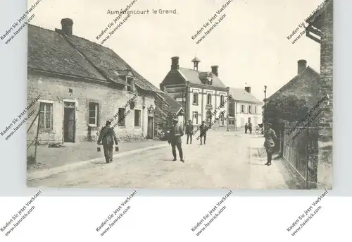F 51110 AUMENANCOURT, 1.Weltkrieg, Dorfpartei mit deutschen Soldaten, Schaar & Dathe - Trier