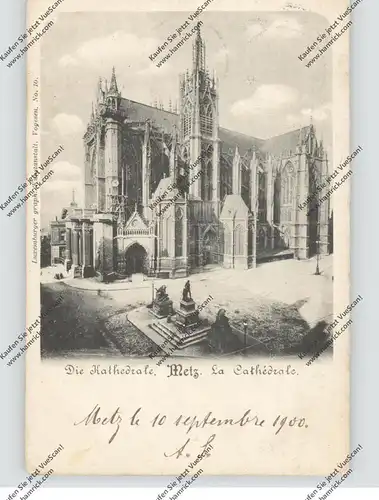 F 57000 METZ, Kathedrale, Luxemburger graph. Kunstanstalt - Bernhoeft, Vogesen No.10