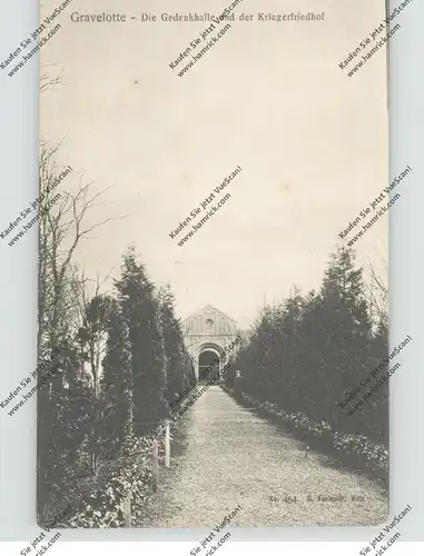 F 57130 GRAVELOTTE, 1.Weltkrieg, Die Gedenkhalle und der Kriegerfriedhof