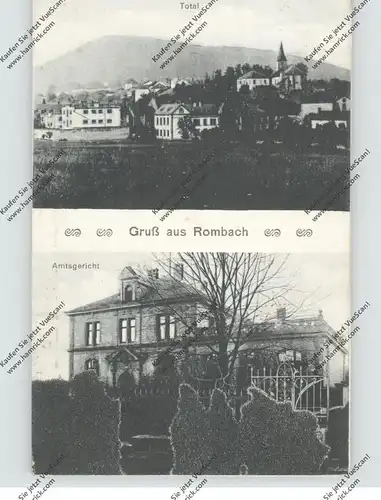 F 57120 ROMBACH / ROMBAS, Gruß aus..., Amtsgericht, Gesamtansicht