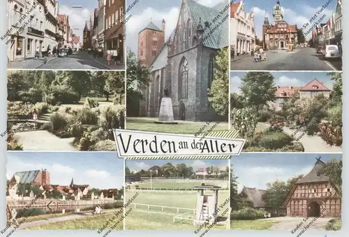 2810 VERDEN, Mehrbild-AK, 50er Jahre