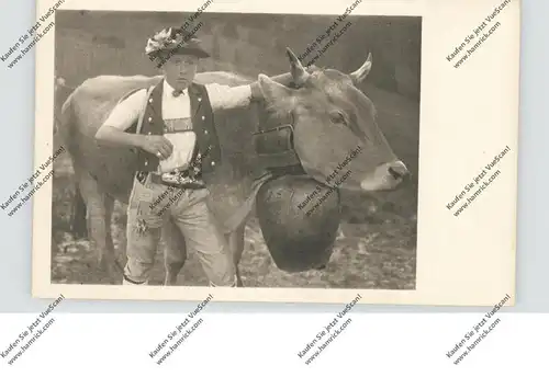 CH 9050 APPENZELL AI, Appenzeller Volksleben, junger Kuhhirt