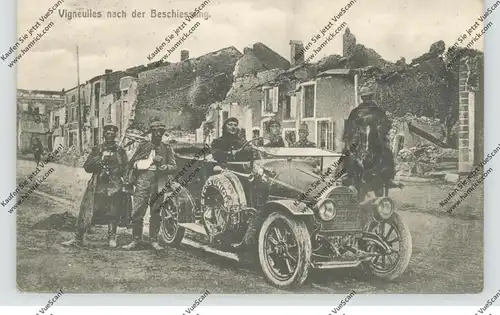 MILITÄR - 1.Weltkrieg, Automobil, deutsche Soldaten, Vigneulles, 1915, deutsche Feldpost