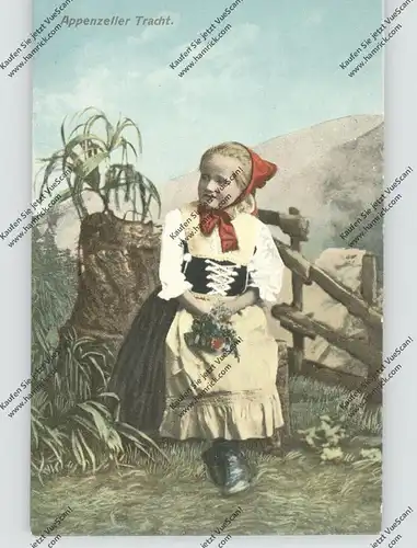 CH 9050 APPENZELL AI, Appenzeller Kinder Tracht