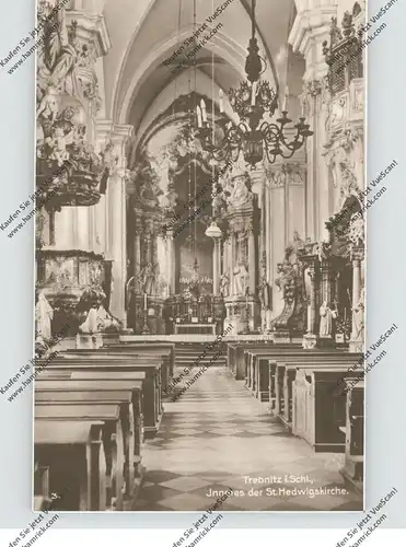NIEDER-SCHLESIEN - TREBNITZ / TRZEBNICA, St. Hedwigskirche, Innenansicht