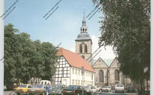 4840 RHEDA - WIEDENBRÜCK, St. Aegidius Kirche, VOLKSWAGEN Käfer, BMW 3, OPEL, FORD