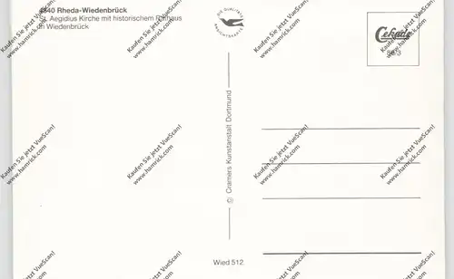 4840 RHEDA - WIEDENBRÜCK, St. Aegidius Kirche, VOLKSWAGEN Käfer, BMW 3, OPEL, FORD