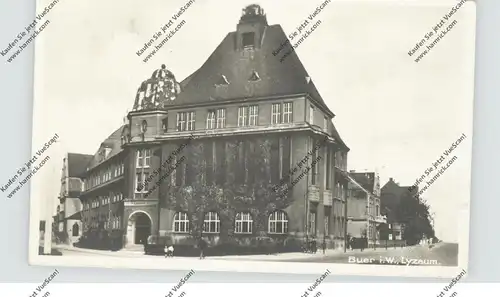 4650 GELSENKIRCHEN - BUER, Strassenansicht, Lyzeum, 1934