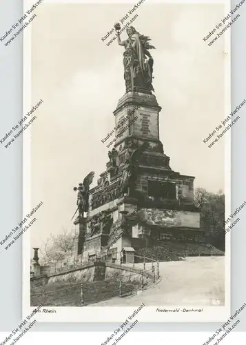 6220 RÜDESHEIM - ASSMANNSHAUSEN, Niederwald-Denkmal, Verlag Kratz # 69