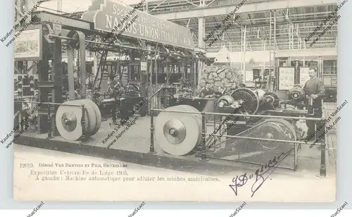 6000 FRANKFURT - FECHENHEIM, NAXOS-UNION, Weltausstellung Lüttich 1905