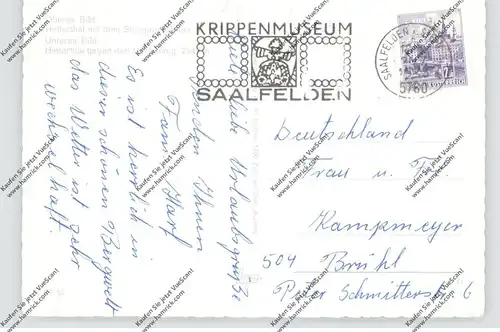 KRIPPE / Crip / Culla, Krippenmuseum Saalfelden, Machinenstempel 1973