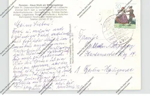 4994 PREUSSISCH OLDENDORF - BAD HOLZHAUSEN, Pension Stork