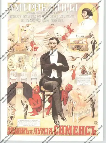 ZIRCUS / CIRCUS / VARIETE - Zenon & Luisa Simens, Illusionisten, Repro