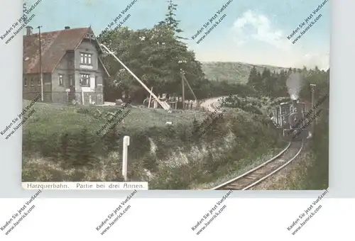 0-3706 WERNIGERODE - DREI ANNEN, Harzquerbahn