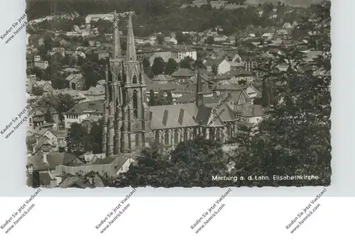 3550 MARBURG, Elisabethkirche und Umgebung, 1959