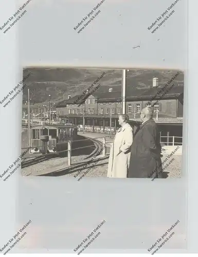 CH 3818 GRINDELWALD BE, Kleine Scheidegg, Eisenbahnen, 3 Kleinphotos 9,3 x 6,3 cm, Mitte 60er Jahre