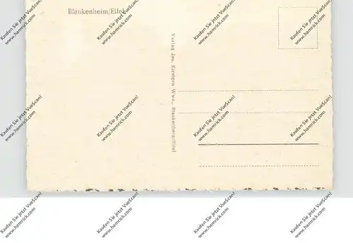 5378 BLANKENHEIM, Ortsmitte, Blick auf die Strassenkreuzung, 50er Jahre, 1 Auto !!!!