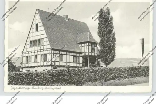 8700 WÜRZBURG - HEIDINGSFELD, Jugendherberge, 1953